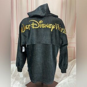 Disney Parks 50th Anniversary Luxe Collection Spirit Jersey Corduroy Hoodie XL M